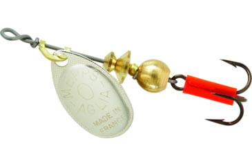 Image of Mepps Aglia In-Line Spinner 1/12 oz, Plain Treble Hook, Silver Blade, B0 S