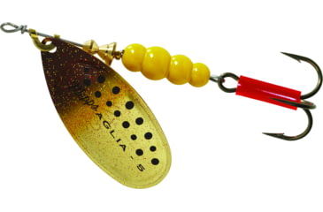 Image of Mepps Aglia In-Line Spinner 1/2 oz, Plain Treble Hook, Brown Trout Blade, B5 BRT