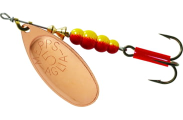 Image of Mepps Aglia In-Line Spinner 1/2 oz, Plain Treble Hook, Copper Blade, B5 C