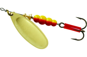 Image of Mepps Aglia In-Line Spinner 1/2 oz, Plain Treble Hook, Gold, B5 G