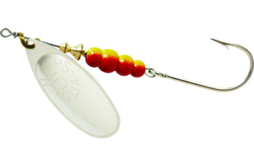 Image of Mepps Aglia In-Line Spinner 1/2 oz, Plain Treble Hook, Silver Blade, B5P S