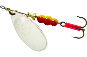 Image of Mepps Aglia In-Line Spinner 1/3 oz, Plain Treble Hook, Silver Blade, B4 S