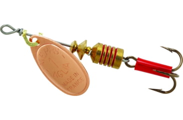 Image of Mepps Aglia In-Line Spinner 1/8 oz, Plain Treble Hook, Copper Blade, B1 C