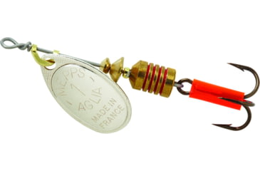 Image of Mepps Aglia In-Line Spinner 1/8 oz, Plain Treble Hook, Silver Blade, B1 S