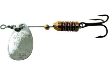 Image of Mepps Aglia Ultra Lites In-Line Spinner, 1/18 oz, Treble Hook, Silver Blade, B00 S