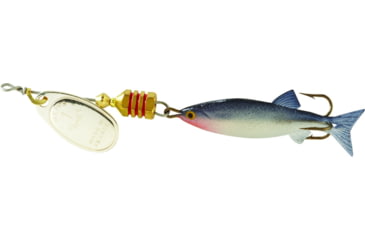 Image of Mepps Comet Mino In-Line Spinner, 1 7/8in, 1/6 oz, Silver Blade with Shad Mino, Floating, C1M S