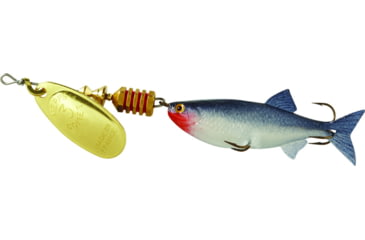 Image of Mepps Comet Mino In-Line Spinner, 2 1/2in, 5/16 oz, Gold Blade with Shad Mino, Floating, C3M G