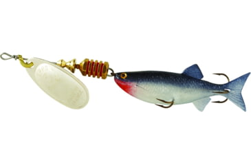 Image of Mepps Comet Mino In-Line Spinner, 2 1/2in, 5/16 oz, Silver Blade with Shad Mino, Floating, C3M S