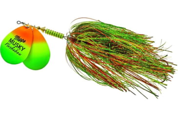 Image of Mepps Double Blade Musky Flashabou, Hot Firetiger/Firetiger, 1 1/2 oz, MFD7T HFT2-FT