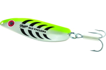 Image of Mepps Glo Series-Syclops Plain Treble 1/2oz Glo Chartreuse, SY1 GC