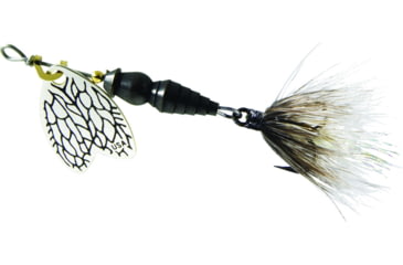 Image of Mepps Thunder Bug In-Line Spinner, 1/8 oz, Dressed Treble, Dragon Fly Body with Silver Blade, TB1T DGF-S