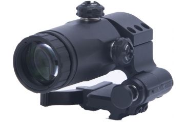 Image of Meprolight Mepro MX3-F 3x Magnifier for Reflex &amp; Red Dot Sights w/Flip Mount, Black, MX3-FLIP
