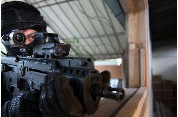 Image of Meprolight Mepro MX3-F 3x Magnifier for Reflex &amp; Red Dot Sights w/Flip Mount, Black, MX3-FLIP