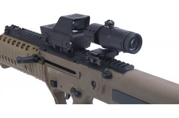 Image of Meprolight Mepro MX3-F 3x Magnifier for Reflex &amp; Red Dot Sights w/Flip Mount, Black, MX3-FLIP