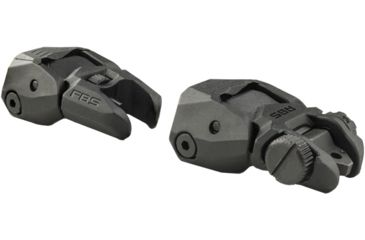 Image of Meprolight Flip-Up Front &amp; Rear Tritium Sight Set, 2 Rear Dots, Black, FRBS M2D
