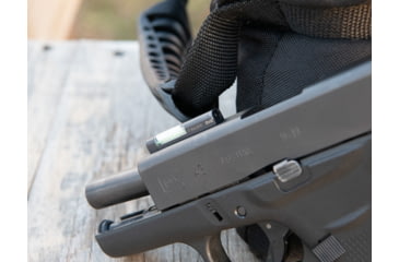 Image of Meprolight FT BULLSEYE SIG Sauer P365 XL Tritium Front Sight, Black, Green, 1.36X0.25X0.29 in, 0632173108