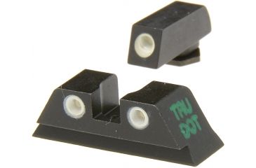 Image of Meprolight Glock 9 mm/357 Sig/40 SW/45 GAP Green/Orange Fixed Set TD, ML10224SUPO