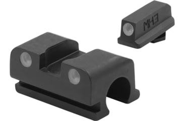 Image of Meprolight Green Front &amp; Rear Night Sight for Walther P99 9mm, 40 Compact, 18801, 188013101