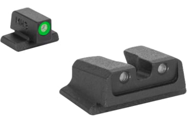 Image of Meprolight Highly Visible Day/Night Self-Illuminated Fixed Set for S&amp;W M&amp;P, Green/Green, 0417663111, 417663111