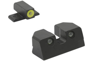 Image of Meprolight Hyper-Bright Plus Iwi Masada 9, Tactical &amp; Slim, Black Yellow Ring, 495873121, 495873121