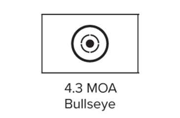 Image of Meprolight M21 1x30mm Reflex Sight, Bullseye Reticle, Black w/Dust Cover M21-B
