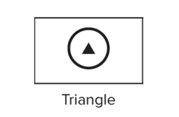 Image of Meprolight M21 1x30mm Reflex Sight, Triangle Reticle, Black w/Dust Cover M21-T