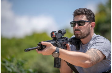 Image of Meprolight M22 Reflex Red Dot Sight, Triangle and MMX3 3x18mm Micro Magnifier, 56225090