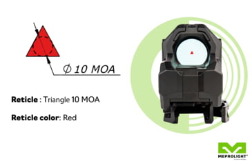 Image of Meprolight M22 Reflex Red Dot Sight, Triangle and MMX3 3x18mm Micro Magnifier, 56225090
