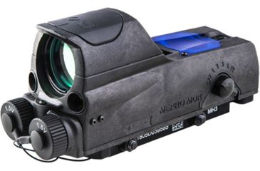 Image of Meprolight MEPRO Mor Pro M&amp;P Red Dot Sight, 2.2 MOA Bullseye Reticle, Green/IR Laser, Black, ML403808