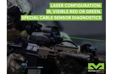 Image of Meprolight MEPRO Mor Pro M&amp;P Red Dot Sight, 2.2 MOA Bullseye Reticle, Green/IR Laser, Black, ML403808