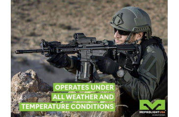 Image of Meprolight MEPRO Mor Pro M&amp;P Red Dot Sight, 2.2 MOA Bullseye Reticle, Green/IR Laser, Black, ML403808