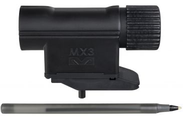 Image of Meprolight Mepro MX3 3x Magnifier for Reflex &amp; Red Dot Sights w/Tavor Adaptor, Black, MX3-TAVOR