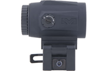 Image of Meprolight MMX3 3x18mm Micro Magnifier w/ Quick Flip, QD Picatinny, Black, 2.8x1.4x1.74 inch, 8016000100