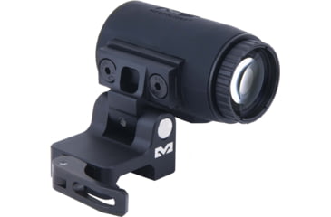 Image of Meprolight MMX3 3x18mm Micro Magnifier w/ Quick Flip, QD Picatinny, Black, 2.8x1.4x1.74 inch, 8016000100