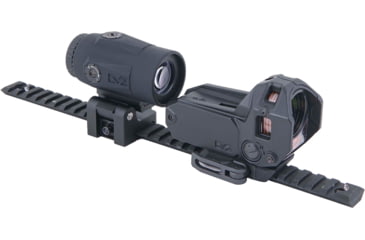 Image of Meprolight MMX4 4x24mm Micro Magnifier w/ Quick Flip, QD Picatinny, Black, 3.2x1.4x1.74 inch, 8016000200