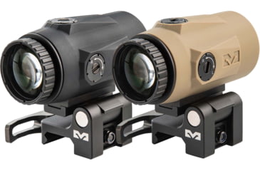 Image of Meprolight MMX4 4x24mm Micro Magnifier w/ Quick Flip, QD Picatinny, Black, 3.2x1.4x1.74 inch, 8016000200