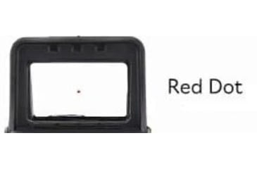 Image of Meprolight MPO-DF Open Emitter Pistol Sight with RMR Footprint 3.5 MOA Dot, Red, Black Red Reticle, 901243271, 901243271