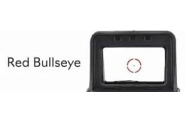 Image of Meprolight MPO Pro-F Closed Emitter Pistol Sight with RMR Footprint, Red, 3/33 Moa Bullseye, Black Red Reticle, 901141272, 901141272