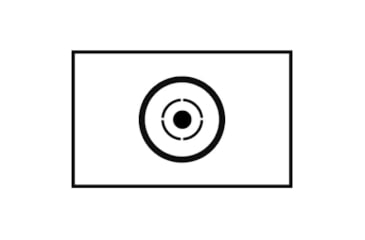 Image of Meprolight MPO Pro-S Closed Emitter Pistol Sight with RMSc/JPoint Footprint, Red, 3/33 Moa Bullseye, Black Red Reticle, 901141172, 901141172