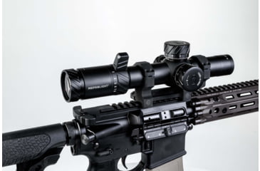 Image of Meprolight MVO 1-8x28mm 34mm Tube LPVO Rifle Scope, First Focal Plane, Etched Glass M1 MRAD, Black, 901245701