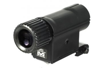 Image of Meprolight Mepro MX3 3x Magnifier for Reflex &amp; Red Dot Sights, Black, MX3