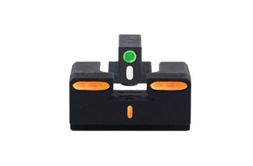 Image of Meprolight R4E Optimized Duty Sight Set, Full Size, Glock Only, Green Front/Orange Rear ML12224GO, 122243301