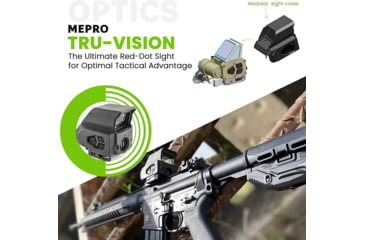 Image of Meprolight Tru Vision Electro Optical Red Dot Sight, 2 MOA Red Dot Reticle, Black, 73 x 56 x 68 mm, 65025540