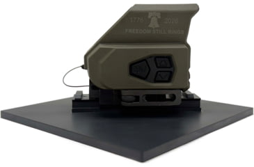 Image of Meprolight TRU Vision Limited Addition 250th Anniversary Freedom Rings Reflex Red Dot Sight, 29x20mm, 2/65 MOA Speed Ring, Olive Drab Green, 650255015206