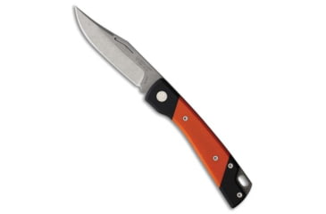 Image of Mercury Mercury LUC Slip Joint Knife Orange G-10/Black Aluminum 3.2" SW, Orange, Elmax, adult, BHQ-187884