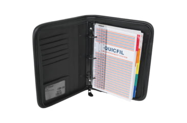 Image of Mercury Tactical Gear Large Zippered Planner, Black, MRC8615-BK