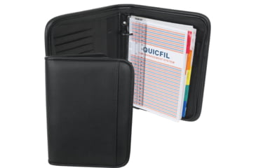 Image of Mercury Tactical Gear Large Zippered Planner, Black, MRC8615-BK