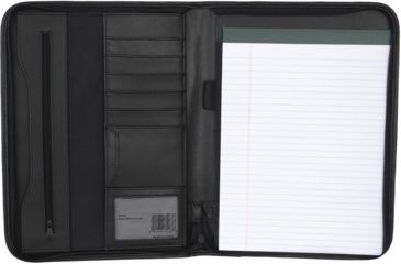 Image of Mercury Tactical Gear Zippered Padfolio, Black, Small, MRC7526-BK