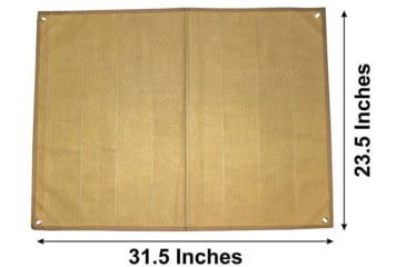 Image of Merica Life Large Patch Collector Board - Hook &amp; Loop Patch Panel, Coyote, 27.5 x 39.3, ML-PP-LRG-COY