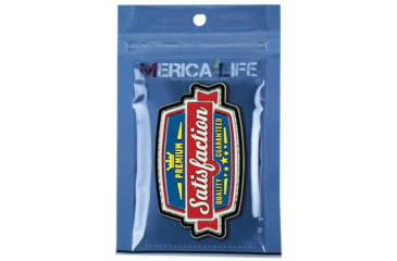 Image of Merica Life Satisfaction Guaranteed PVC Patch, 3 x 1.7, SG